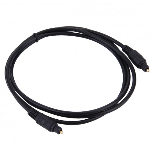 Câble Toslink à fibres optiques audio numérique, longueur: 1,5 m, ext: 4,0 mm (plaqué or) SH4101821-05