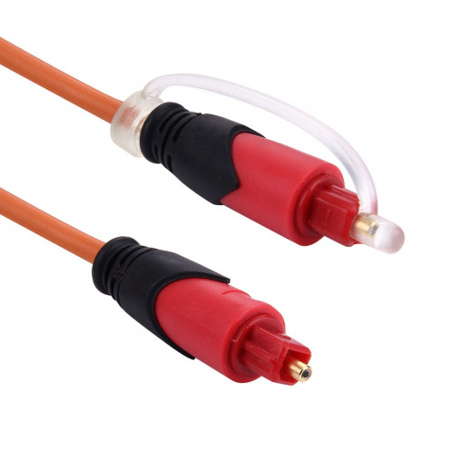 Câble Toslink Fibre Optique Audio Numérique, Longueur de Câble: 2m, OD: 4.0mm (Plaqué Or) SH102B403-06