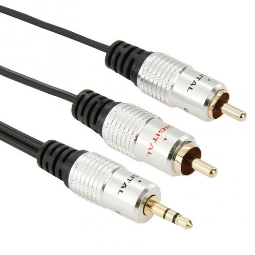 Jack stéréo 3,5 mm vers câble audio RCA mâle 2, longueur: 3 m S36674567-03