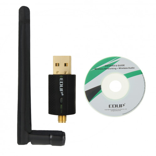 EDUP EP-N1581 Mini Antenne Sans Fil USB Wifi 802.11n / g / b 300Mbps 2.4GHz Antenne Externe SE84901477-08