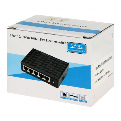 Commutateur de bureau Ethernet 5 ports 10/100/1000 Mbps S584921327-05