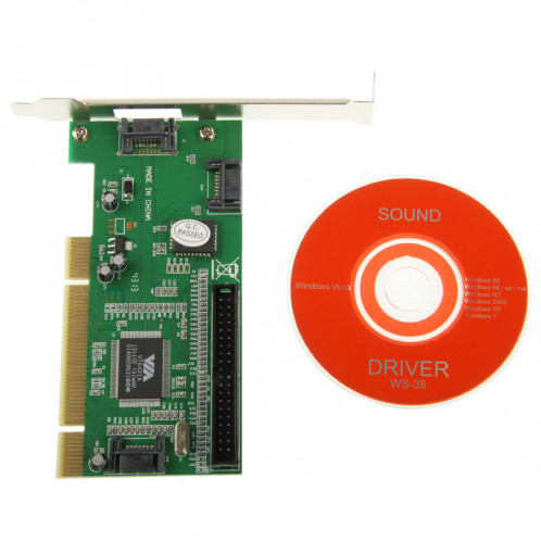 Carte PCI SATA vers IDE Serial ATA / Contrôleur (Vert) SC10031959-05