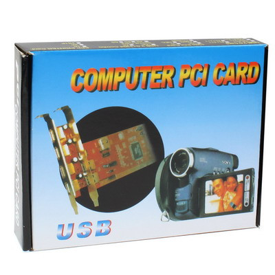 Carte PCI USB 2.0 4 + 1 Ports (Noir) SC1004550-05