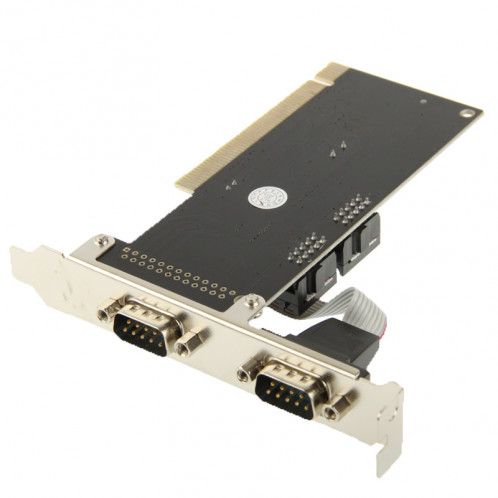 Carte contrôleur hôte PCI vers série à 2 ports (noir) SC10061909-05