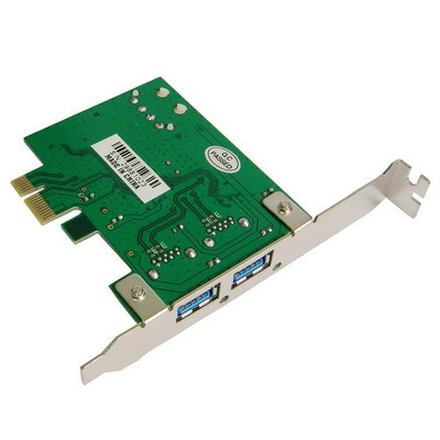 Carte adaptateur PCI Express vers 2 ports USB 3.0 PCI SC10171777-05