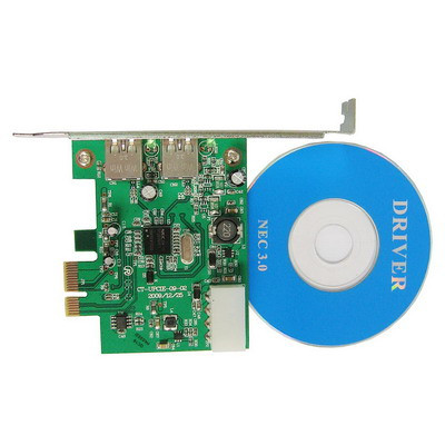 Carte adaptateur PCI Express vers 2 ports USB 3.0 PCI SC10171777-05