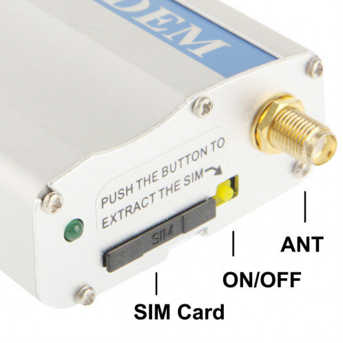 Modem GPRS de RS232 / modem de GSM, carte de support de SIM, GSM: 900 / 1800MHz signent la livraison aléatoire SR4010817-07