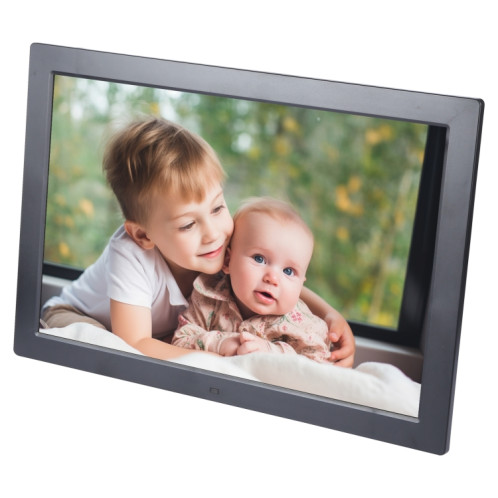 17-27 pouces, Cadre photo numérique de lecteur de musique et de film multimédia de 17 pouces avec télécommande, programme Mstar V59, prise en charge de la carte USB / SD / port HD, haut-parleur stéréo intégré SH006B1150-010