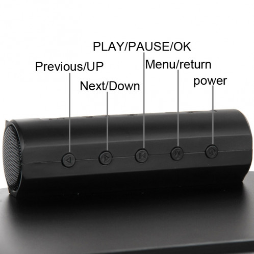 Cadre photo numérique multimédia à affichage LED de 8 pouces avec support et lecteur de musique et lecteur de film, prise en charge de la carte USB / SD / SDHC / MMC (noir) SH213B53-013