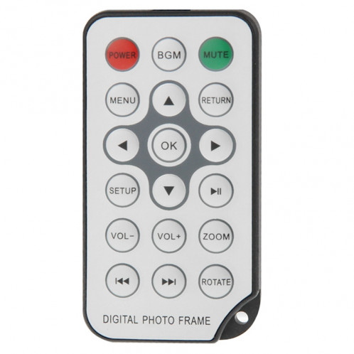 Cadre photo numérique multimédia à affichage LED de 8 pouces avec support et lecteur de musique et lecteur de film, prise en charge de la carte USB / SD / SDHC / MMC (noir) SH213B53-013