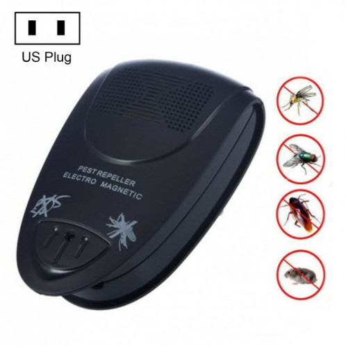 Répulsif antiparasitaire à ultrasons électromagnétique (noir) SH01BB1639-06