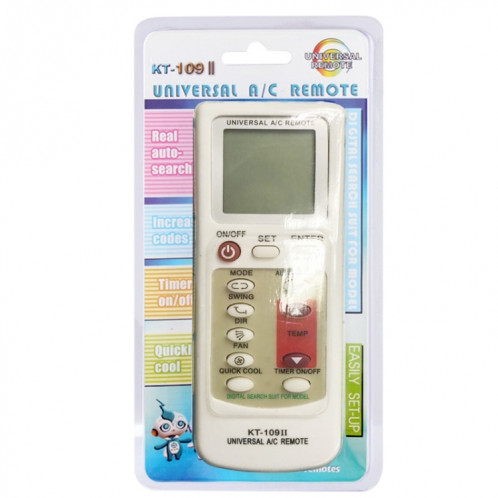 Télécommande IR universelle pour climatiseur (blanc) SH011534-06