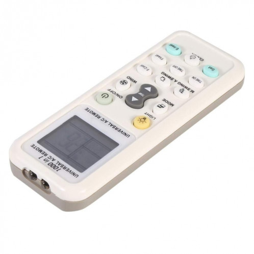 Chunghop K-1028E 1000 en 1 Télécommande Universelle A / C avec lampe de poche (Blanc) SC02011705-08