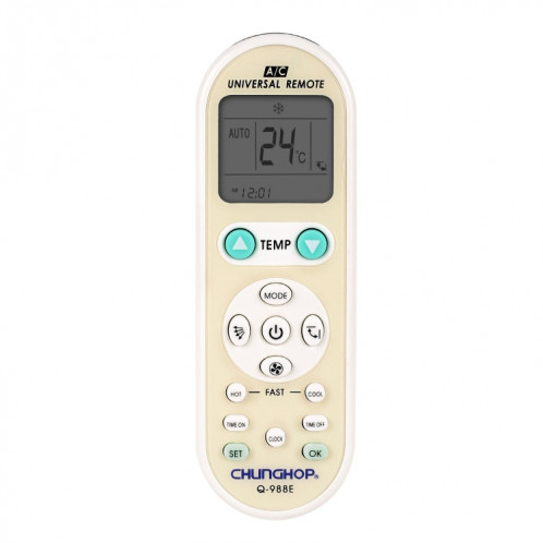Télécommande universelle A / C Chunghop (Q-988E) (blanche) SC02031960-04