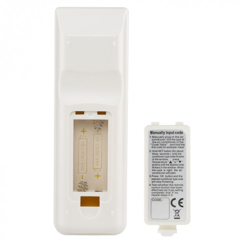 Télécommande universelle A / C Chunghop (K-9098E) (blanche) SC0207396-04