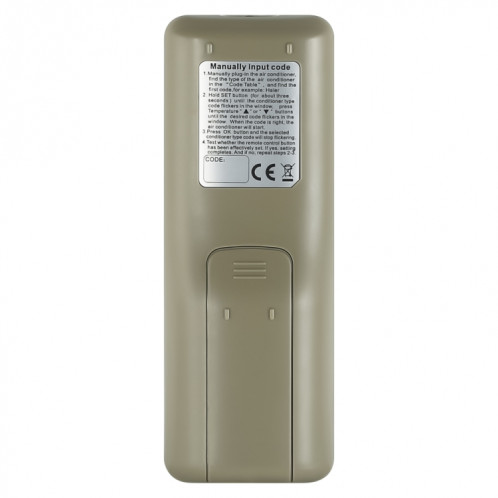 Télécommande universelle A / C Chunghop (K-1038E) SC0209109-06