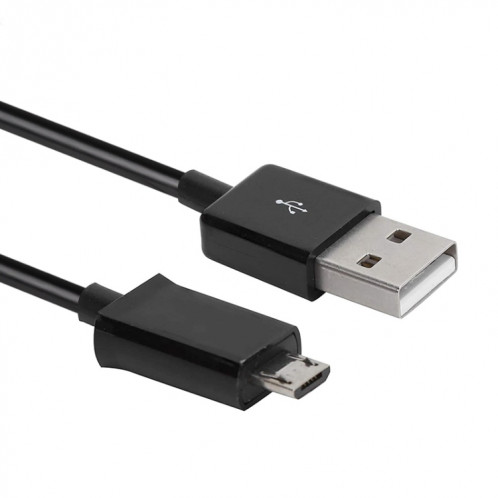 Câble de chargeur de synchronisation de données micro USB, longueur du câble : 1 m (noir) SH0222141-06