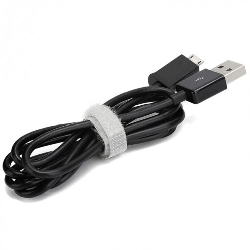 Câble de chargeur de synchronisation de données micro USB, longueur du câble : 1 m (noir) SH0222141-06
