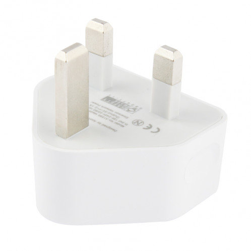 UK Plug 5V 2.1A Dual Port USB Adaptateur de charge pour Galaxy Note III / N9000 / N7100 / i9500 / i9300 et autres appareils (Blanc) SH10041514-05