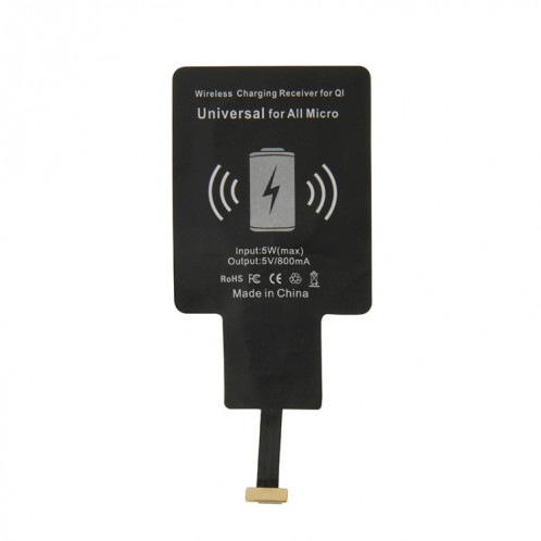 Chargeur sans fil FANTASY et récepteur de charge sans fil, Pour Galaxy Note Edge / N915V / N915P / N915T / N915A (noir) SH657B1229-012