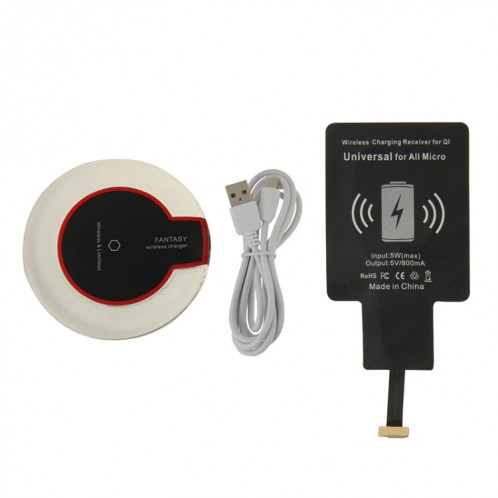 Chargeur sans fil FANTASY et récepteur de charge sans fil, Pour Galaxy Note Edge / N915V / N915P / N915T / N915A (noir) SH657B1229-012
