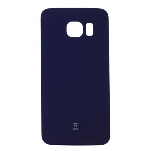 Coque arrière de batterie d'origine pour Samsung Galaxy S6 Edge / G925 (bleu foncé) SC966D999-06