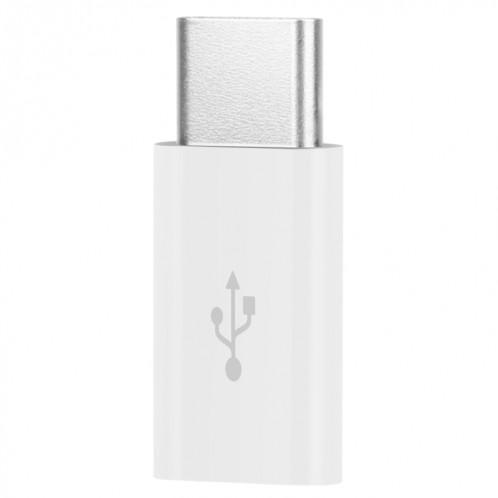 Adaptateur de convertisseur USB-C / Type-C 3.1 mâle vers micro USB femelle, longueur: 3 cm, Adaptateur convertisseur USB-C / Type-C 3.1 mâle vers micro USB femelle, longueur: 2,5 cm (blanc) SH285W206-07