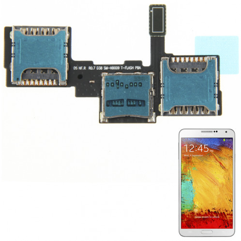 Câble de haute qualité de câble de prise de carte SIM pour Samsung Galaxy Note III / N9002 / N9009 SC6792131-03