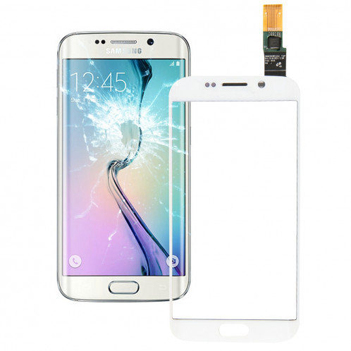 iPartsAcheter pour Samsung Galaxy S6 Edge / G925 Assemblée originale de numériseur d'écran tactile (blanc) SI189W1296-08