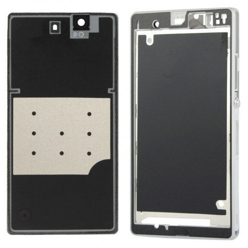 Middle Board + Cache Batterie pour Sony L36H (Blanc) SM009W1601-06