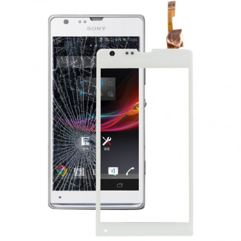 iPartsBuy Partie écran tactile pour Sony Xperia SP / M35h (Blanc) SI090W1270-06