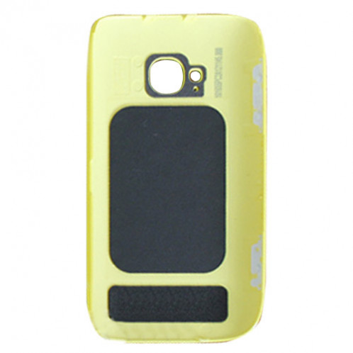 iPartsBuy Couvercle arrière de la batterie de logement d'origine + bouton latéral pour Nokia 710 (jaune) SI099Y547-06