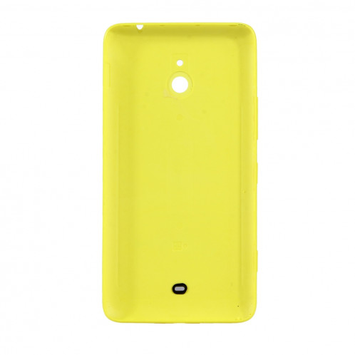 iPartsAcheter pour Nokia Lumia 1320 Couvercle arrière de la batterie du boîtier d'origine + bouton latéral (jaune) SI05YL1215-06