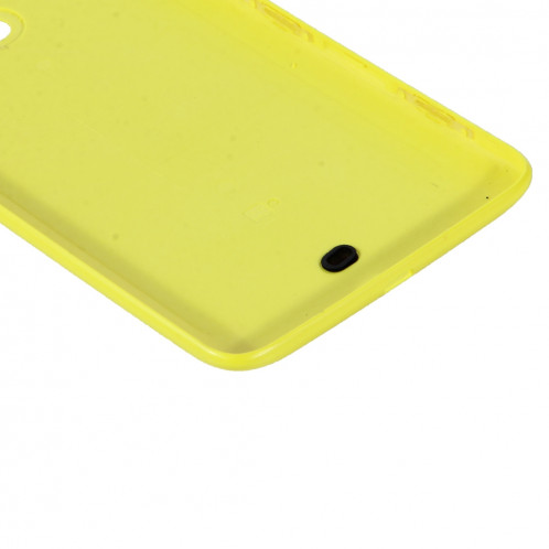 iPartsAcheter pour Nokia Lumia 1320 Couvercle arrière de la batterie du boîtier d'origine + bouton latéral (jaune) SI05YL1215-06