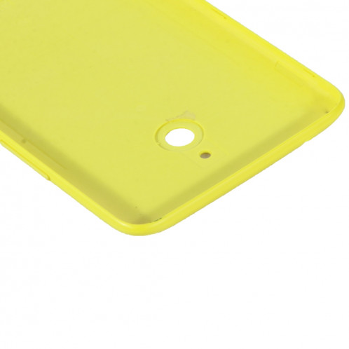 iPartsAcheter pour Nokia Lumia 1320 Couvercle arrière de la batterie du boîtier d'origine + bouton latéral (jaune) SI05YL1215-06
