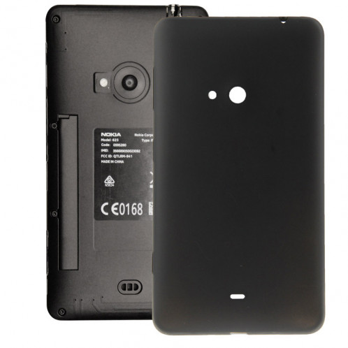 iPartsAcheter pour Nokia Lumia 625 couvercle de la batterie de logement d'origine avec bouton latéral (noir) SI108B1536-05