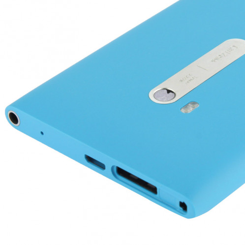 Couverture arrière de batterie de logement avec le câble de câble de bouton latéral pour Nokia Lumia 900 (bleu) SC01281076-03