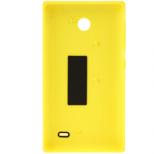 Pour Nokia X couvercle arrière de la batterie en plastique d'origine + bouton latéral (jaune) SP0151593-05