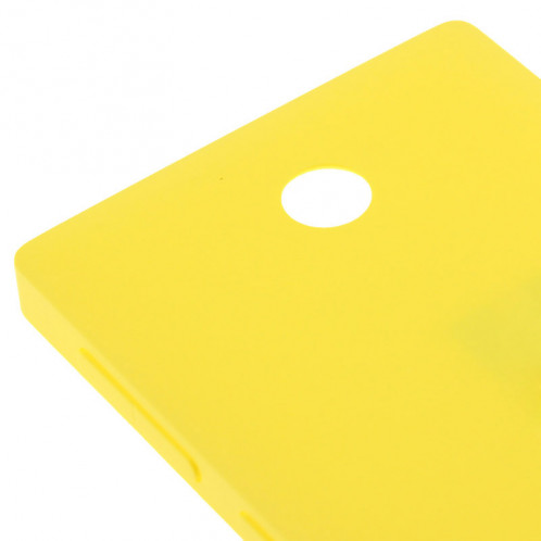 Pour Nokia X couvercle arrière de la batterie en plastique d'origine + bouton latéral (jaune) SP0151593-05