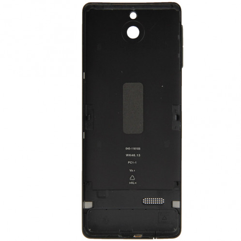iPartsAcheter pour Nokia 515 Couvercle Arrière de Batterie en Aluminium Original (Noir) SI55BL1891-05