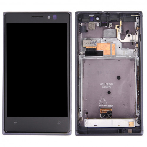iPartsBuy LCD Affichage + Écran Tactile Digitizer Assemblée avec Cadre de Remplacement pour Nokia Lumia 925 (Noir) SI03821033-06
