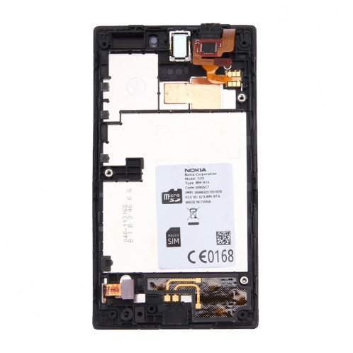 iPartsBuy LCD Affichage + Écran Tactile Digitizer Assemblée avec Cadre de Remplacement pour Nokia Lumia 520 (Noir) SI03861657-06