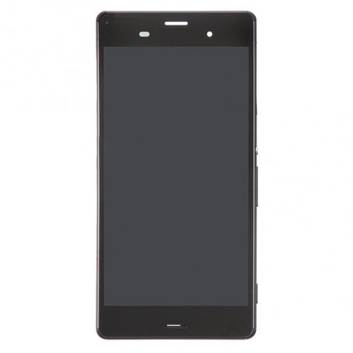 iPartsAcheter pour Sony Xperia Z3 (Dual SIM Version) / D6633 / L55U LCD Affichage + Écran Tactile Digitizer Assemblée avec Cadre (Noir) SI427B1729-010