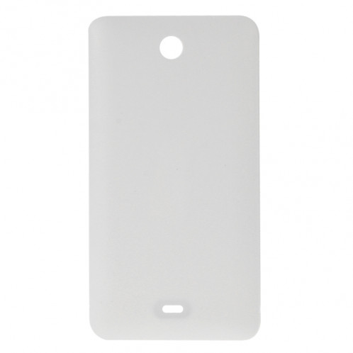 Couvercle en plastique givré de surface arrière pour Microsoft Lumia 430 (blanc) SC463W683-06