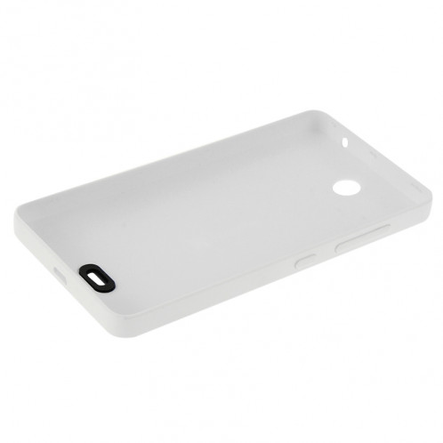 Couvercle en plastique givré de surface arrière pour Microsoft Lumia 430 (blanc) SC463W683-06