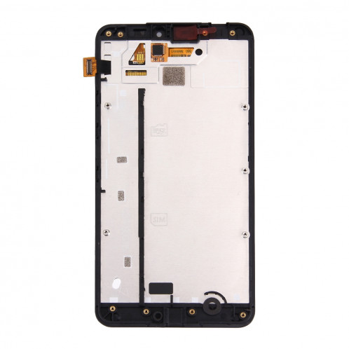 iPartsAcheter pour Microsoft Lumia 640 XL écran LCD + écran tactile Digitizer Assemblée avec cadre (Noir) SI558B643-06