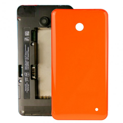 iPartsAcheter pour Nokia Lumia 635 boîtier couvercle arrière de la batterie + bouton latéral (orange) SI318E1797-05