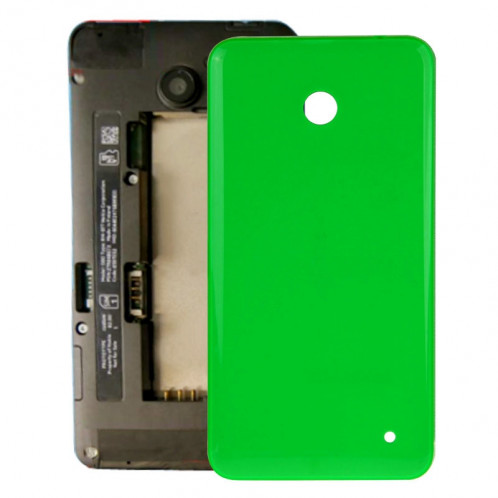 iPartsAcheter pour Nokia Lumia 635 boîtier couvercle arrière de la batterie + bouton latéral (vert) SI318G1330-05