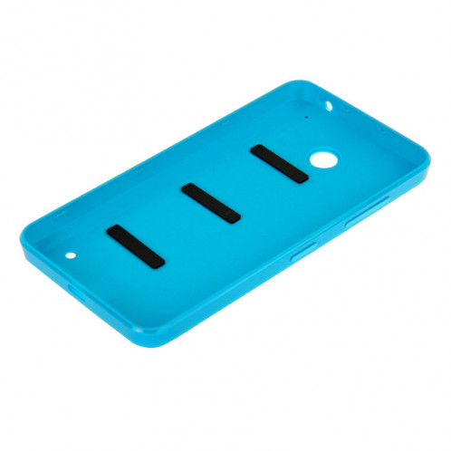 iPartsAcheter pour Nokia Lumia 635 boîtier couvercle arrière de la batterie + bouton latéral (bleu) SI318L1421-05
