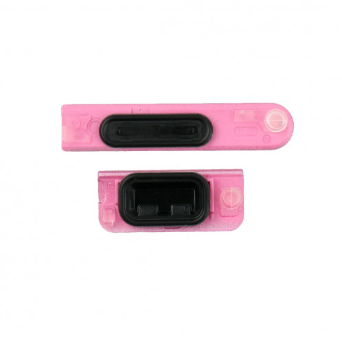 iPartsBuy Bouton d'écouteur et bouton de volume de remplacement pour Sony Xperia ZR / M36h (Magenta) SI552M372-05